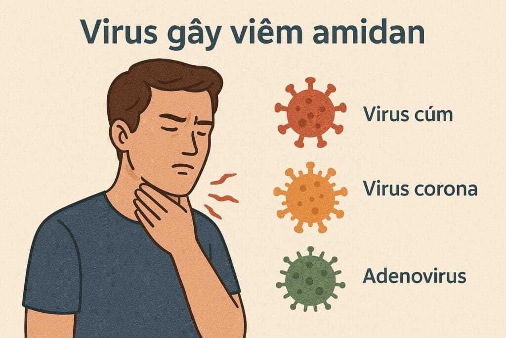 Nguyên nhân bị amidan